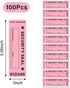 100 1 3.26 Inch 100% Pcs x Tamper Evident Warranty Void Security Stickers, Total Transfer Labels with Serial Numbers