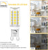 Dimmable G9 Bulb 4W 40 5000K T4 G9 Bulbs AC120V 380LM, 4 Pack YUIIP LED Equivalent Watt Halogen, Daylight White, Bi-pin