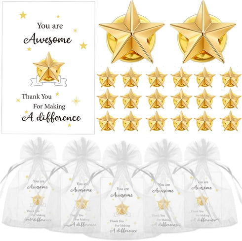 Nosiny Star Pins Graduation Pin Thank You Gifts Pocket Hug Pin Gifts