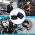 Multi Purpose Rubber Spacer, 1 Inch OD x 3/8 Inch ID x 1/2 Inch Thickness - 6pcs Black Rubber Washers
