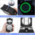 Yeaqee 8 Pcs Land Navigation Kit Includes 5 Military Map Markers Lensatic Military Compass Coordinate Scale and Protractor Pace Beads Counter for Camping, Mountaineering, Climbing, Adventure
