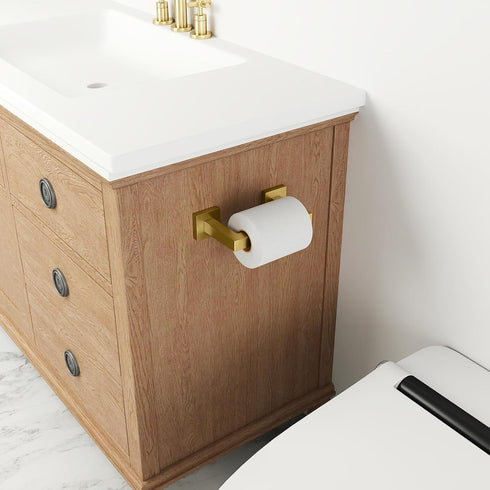 Commercial FEILERN Toilet Paper Holder Wall Mounted Post Pivoting Square Tissue Holders Roll Holder Hangers
