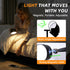 4-in-1 LED Floor Lamp with Detachable Magnetic Head - Adjustable Height Standing Lamp & Table Lamp, Portable Night