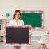 Whaline 32.8ft Preppy Hippie Flower Bulletin Board Borders - Y2K Pink Purple Die-Cut Trim for School Decor