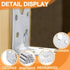 50pcs 2x2x1-3/8 1.7mm 90 Shimeyao Steel L Bracket Thick Metal Angle Degree Reinforcing Rib Corner Brace Heavy Duty