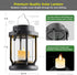 FriutShine 2 Pack) Solar Lantern Outdoor Indoor Use Hanging Solar Lights with Realistic Flickering Flameless Candle