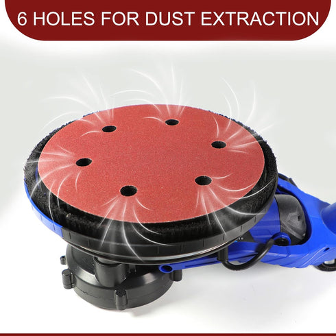 9 Inch Sanding Disc 40 Grit Hook and Loop Sandpaper, 30 PCS for Drywall Sander Remove Popcorn Ceiling