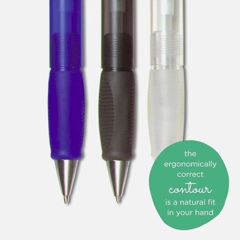 SAKURA SumoGrip Mechanical Pencil - 0.9 mm Ergonomic Comfort Grip Pencil - Clear - 3 Pack