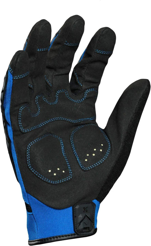 Ironclad Men's Small Work Gloves - Black & Blue, Pack of 1