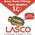 LASCO 17-4831 3/8-Inch Flare to 3/8-Inch Male Pipe Thread Brass Adapter