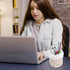 Framendino, Glasses Holder with Plush Lining, Scratch Resistant, Soft Macrame Protective Glasses Stand for Bedside Desk