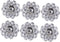 DOITOOL 6Pcs Mini Decorative Knobs for Cabinets Lightweight Plastic Handles for Jewelry