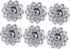 DOITOOL 6Pcs Mini Decorative Knobs for Cabinets Lightweight Plastic Handles for Jewelry