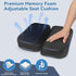 Tailbone Adjustable Seat Cushion, Memory Foam Office Chair Cushion, Car Seat Cushion, Foldable Travel Cushion for Pain