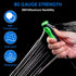TICONN 5'' Stretch Wrap Film, 1000ft 80 Gauge Industrial Strength Clear Plastic Wrap with Handles for Shipping, Moving