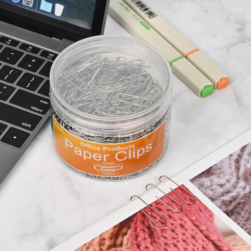 Medium Paper Clips, 700 Pcs for Office Supplies, Ideal for Home, School, and Teacher Paperwork