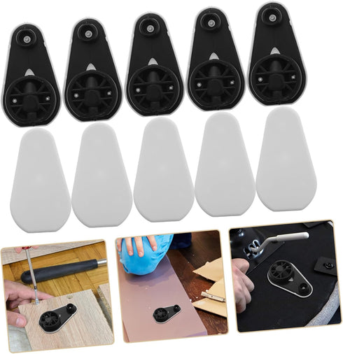 10sets MAGICLULU Thickened Corner Brackets for Furniture Assembly Stable Bedside Cabinet Connectors for Rv