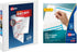 Avery Heavy-Duty View 3 Ring Binder with 1 Inch Rings, 5 Tab Easy Print & Apply Clear Label Dividers, Office Supplies