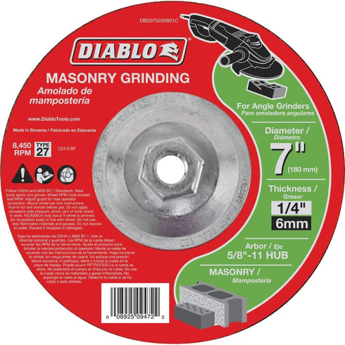 Manufacturers Direct 7 in. Masonry Dc Gri by Freud