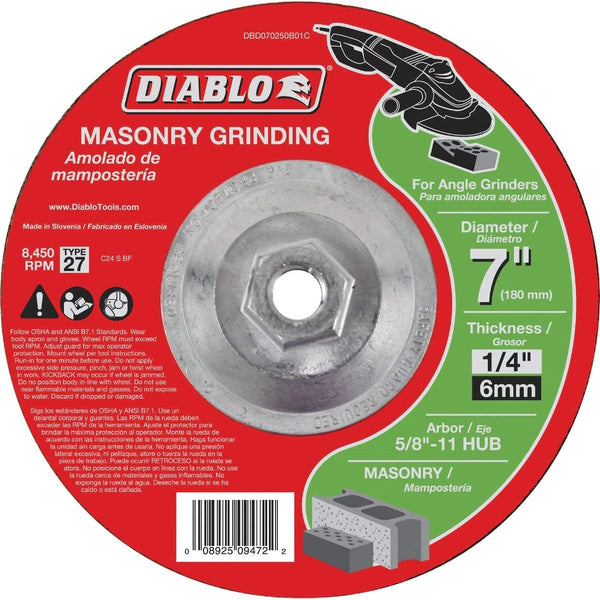 Manufacturers Direct 7 in. Masonry Dc Gri by Freud
