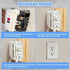 6PCS BE1-6 Electrical Outlet Box Extender, Single Gang with 12pcs Screws, Heavy Duty Plastic Unit Receptacle