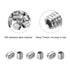 uxcell 25Pcs Hex Socket Grub Screw, 1/4-20x1/4" 304 Stainless Steel Set Screws for Light Fixture Repair, Door Handles