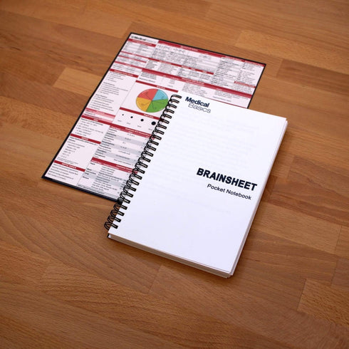 Pocket Nurse Report Sheet Notebook - Brain Sheet Template for MedSurg Nurses and CNAs
