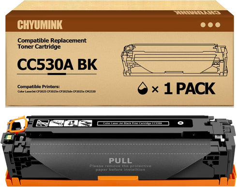 Remanufactured Toner Cartridge Replacement for 304A CC530A, Compatible with Color CP2025, Canon imageCLASS