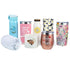 Zonon 50 Pcs Sublimation Heat Shrink Wraps Film Blanks, 5 Different Sizes, White Wrap Bags Tube