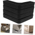 4pcs NOLITOY Shaped Plastic Furniture Legs Sofa Bed Risers Height Stable Support Feet for Cabinet Dresser Tv Stand