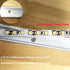 THMOOTHER 5-Pack 3.28FT (5) Matte White Pre-Drilled Clip Free LED Strip U Channel Diffuser, Tight and Flush Mounted