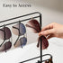 Josmimic 2 Sunglasses Organizer Glasses Holder Stand with Tray, Eye Glasses Display, Tier Sunglass Storage Rack