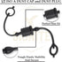 2 Set 1/2 Tractor Hydraulic Coupler Male Dust Cap and Female Plug Cover, ISO A Quick Disconnects Port Plug Fittings