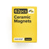 (0.6x0.12/15x3mm, 62 Strong Ceramic Round Magnets with Adhesive Backing pcs) - Heavy Duty Sticky Magnets