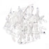 CHANZON 100 pcs 5mm RGB Multicolor LED Diode Lights - Common Anode, Clear Round Transparent 4 pin