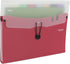 Five Star Expanding File with Removable Files, 7-Pocket Expandable File Folder, 13" x 10-1/4", Red (73944)