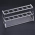 uxcell Acrylic Test Tube Holder Lab Stand Rack, 6 Wells for 100ml Centrifuge Tubes, Laboratory Clear