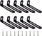 Generic 10 Pcs Adjustable Corner Bracket, 2.8"x1"x0.6" Metal Slotted L Brackets Heavy Duty