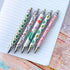 8PC Cactus Pens Ballpoint Writing Pen Black Ink for School Classroom Office Desk Decor Supplies Decoration Theme