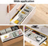 Plastic Drawers Organizer for Office, Bathroom, Kitchen - 1 Layer Expandable Storage Tray, 11.4-18.1 Inches