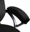 Trycooling 2 Pcs Polyester Removable Machine Washable Office Chair Armrest Slipcovers (Black)