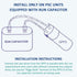 SPP5 Hard Start Capacitor for Air Conditioner, Increases Compressor Starting Torque 300%, 2packs
