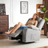 Yueyocici Corduroy Recliner Seat Cushion, Large High Density Foam Square Seat Cushion for Recliner Chair, Office Chair