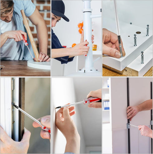 T20 Torx Security Screwdriver, Magnetic Tip Plastic Grip for Computer Repairing and Home Appliances