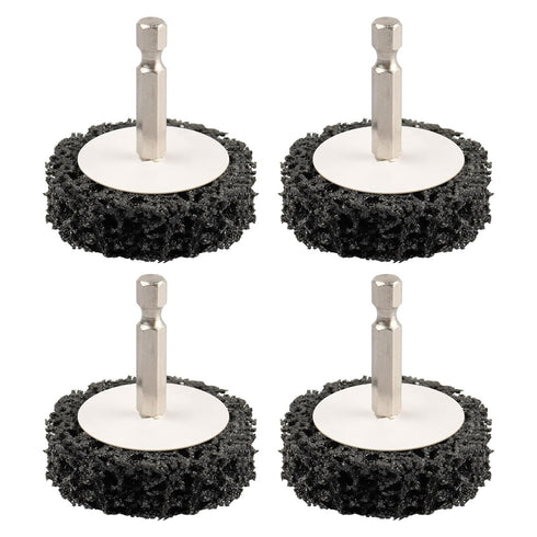 2" 4Pcs Quick Change Easy Strip Discs with 1/4" Hex Shank, Paint Stripper Wheel for Removing Paint and Rust