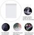 Clear Plastic Jewelry Zip Bags, 200pcs 2" x 2" Small Resealable Zipper Bags for Jewelry, Craft Beads, Samples