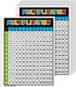 Education Multiplication Chart Math Table Poster - Double Sided on Sturdy Card Stock | 8.5 x 11” | 10 sheets per Pack