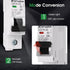 3PCS Miniature Circuit Breaker, 120V/240V AC, 1 Pole, 16Amp, Smart DIN Rail Mount for Marine, Solar Systems
