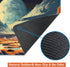 Space Themed Design Mouse Pad, Vibrant Color Travel Mouse Pad for Gaming, Cloth Mouse Pad, 26x21cm