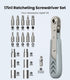 17in1 Right Angle Ratcheting Screwdriver Set, 36-Tooth Mini Ratchet Wrench, Men Gifts, Magnetic Offset Repair Tool
